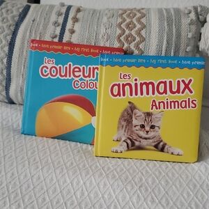 MON PREMIER LIVRE- Set Of 2 Bilingual Board Books